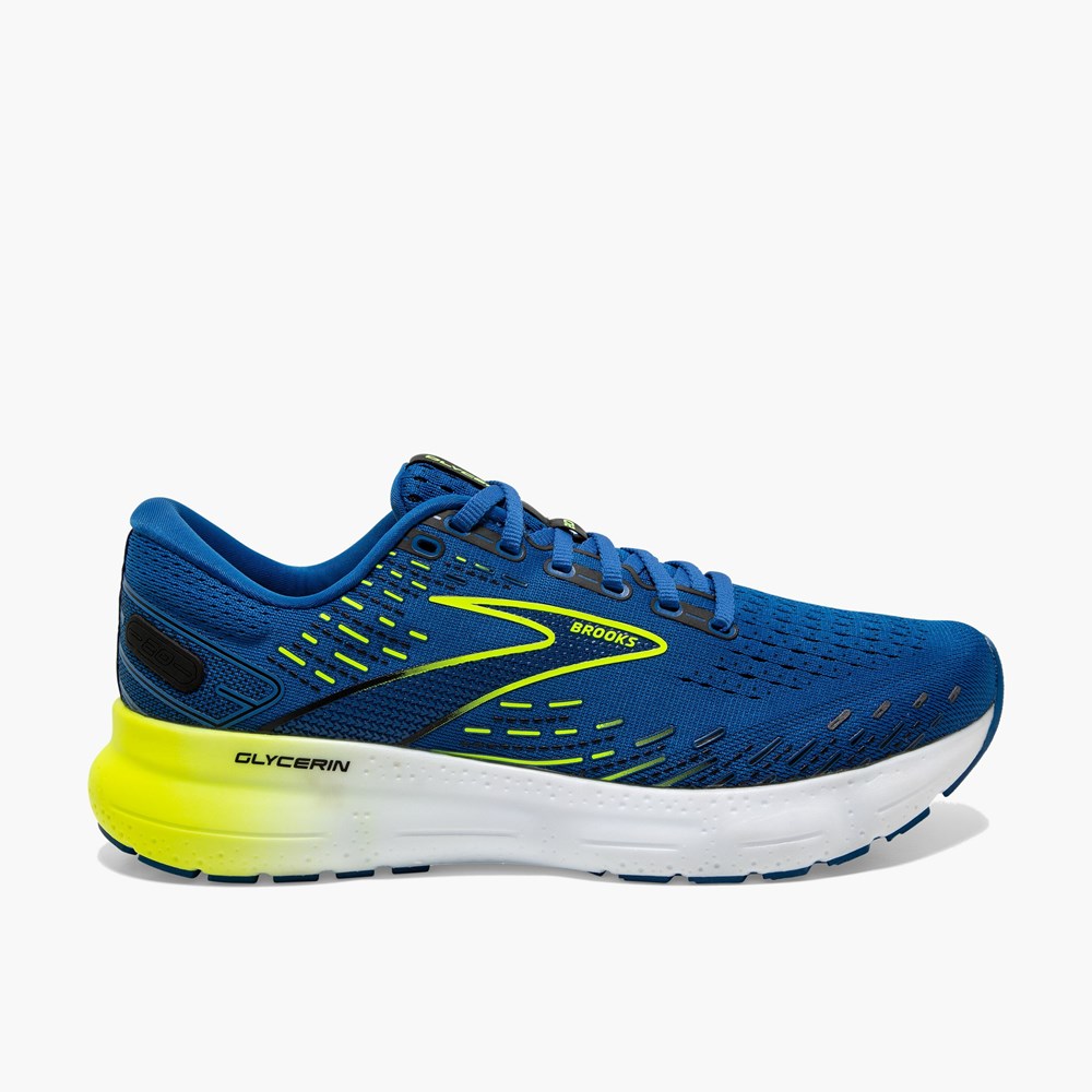 Chaussures Running Route Brooks Glycerin 20: Road Grise Homme | RXE-7464343